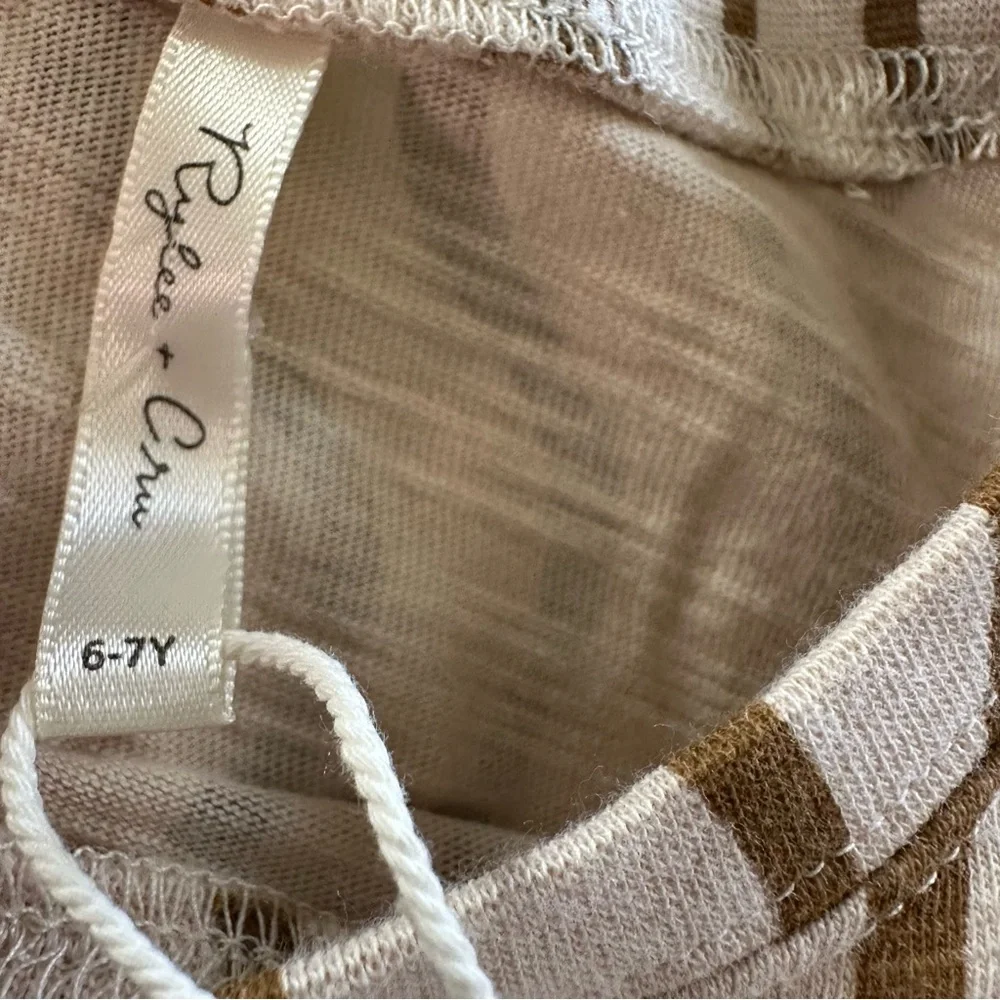 Rylee + Cru stripe crop top 6/7 nwt - Picture 4 of 4
